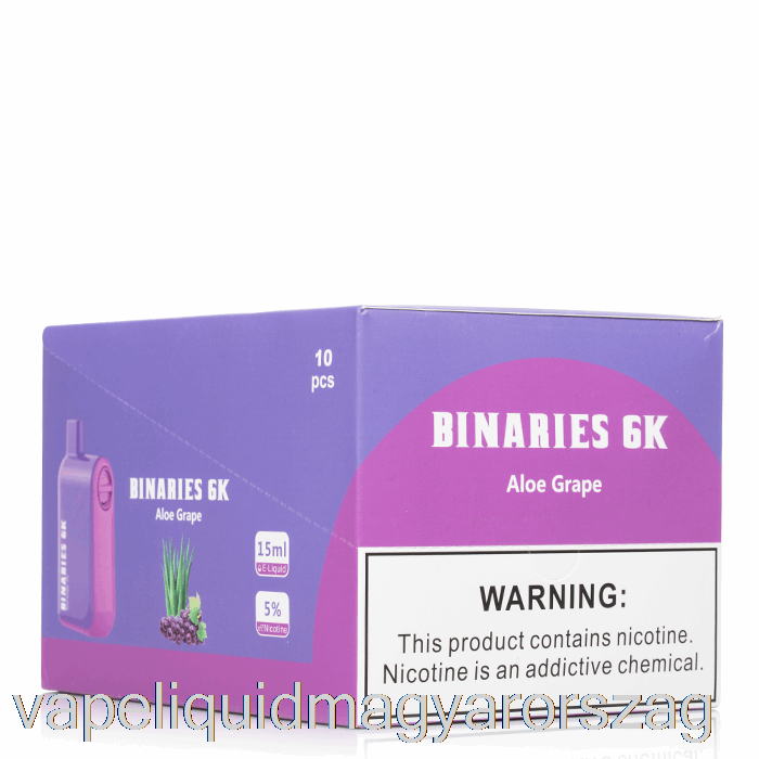 [10 Csomagos] Horizon Binárisok 6k 6000 Eldobható Vape E Cigi